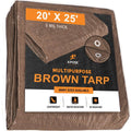 Brown Poly Tarps 20 x 25 Case of 4 C934748