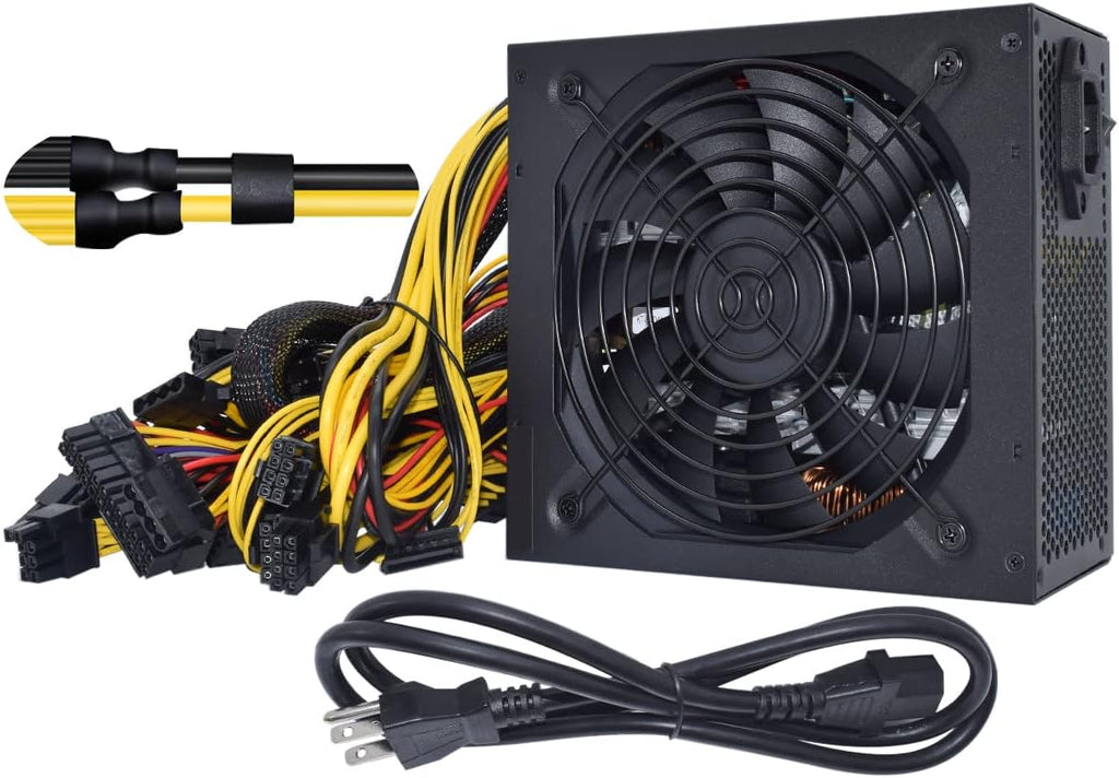 3600W ATX Power Supply 110-240V PSU for 12 GPU D29792