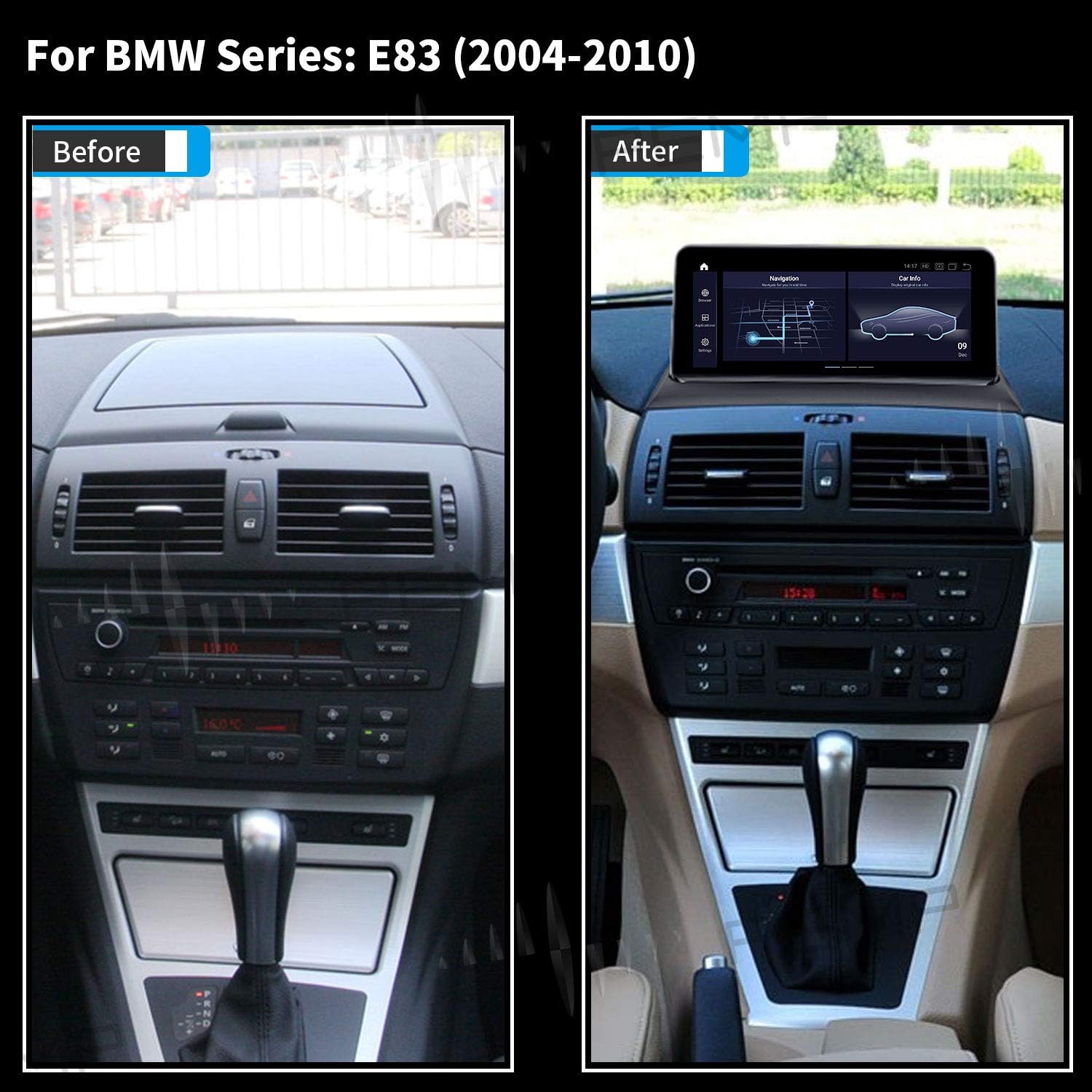10.25 IPS Touch Screen CarPlay Android Auto for BMW X3 N297