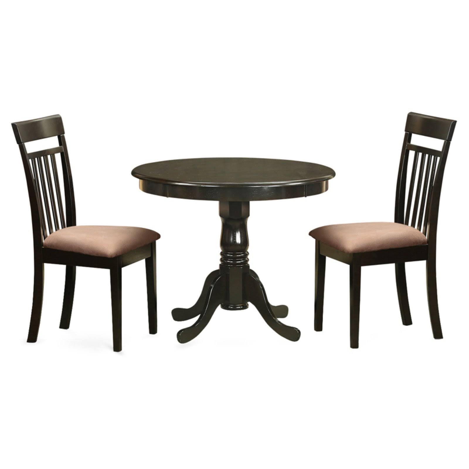 3 Piece Kitchen Table Set with 2 Dinette Chairs C288184