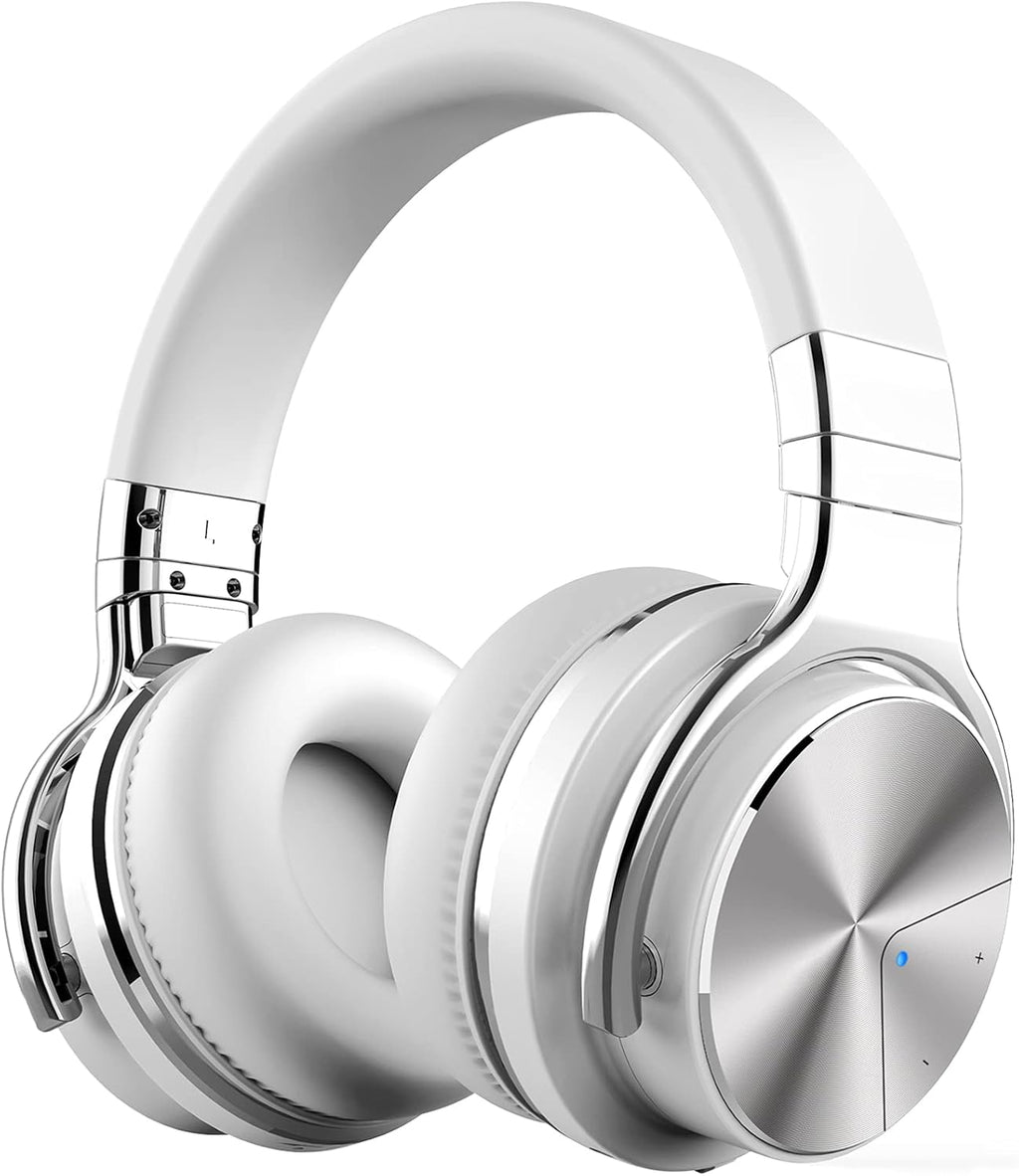 Blue Active Noise Cancelling Wireless Over Ear Headphones with Microphone G36349