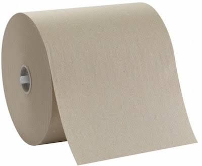Paper Towel Roll 1000 ft Brown Pack of 6 Y567