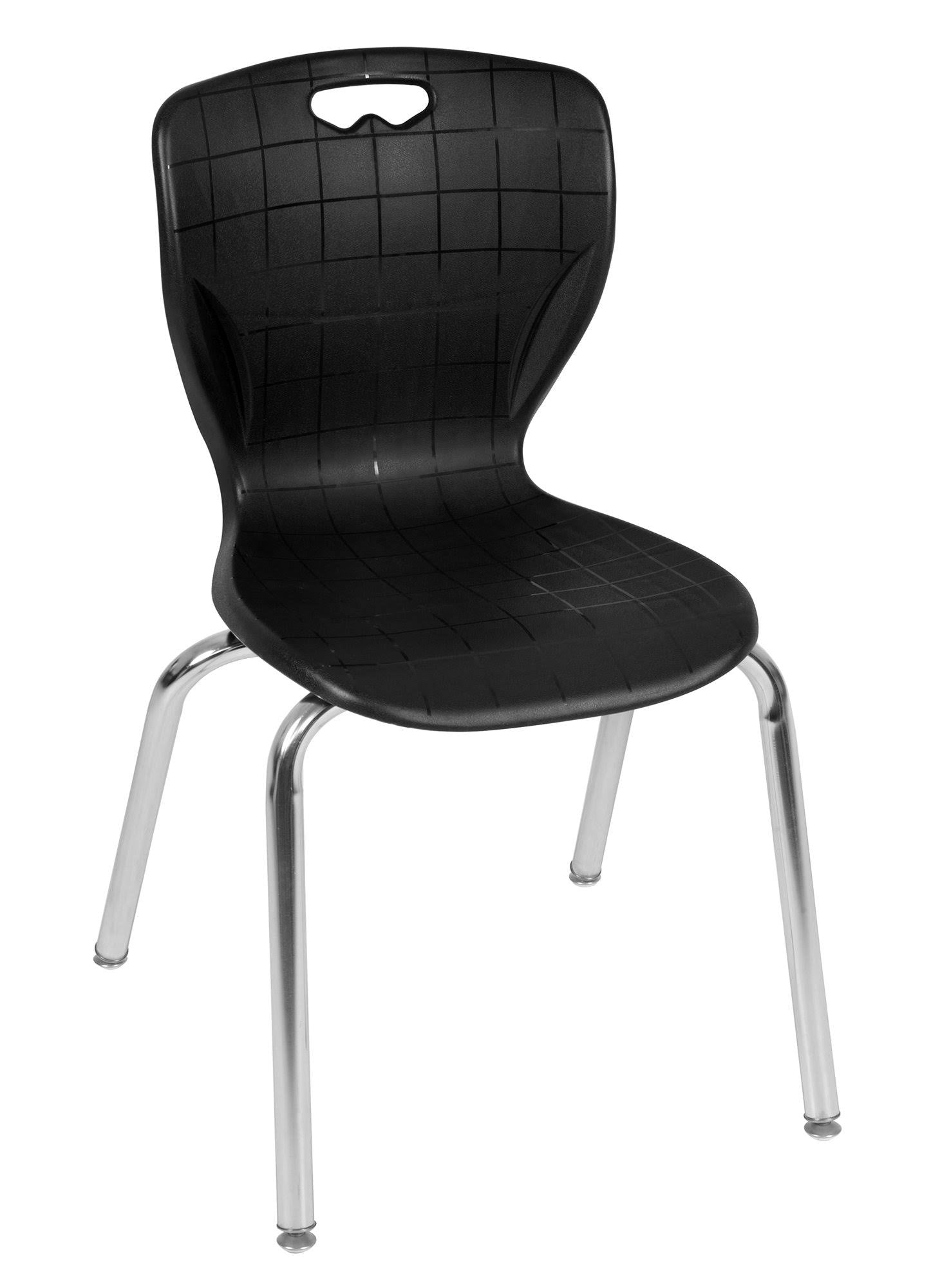 Height Adjustable Classroom Table with 2 Stack Chairs H642589