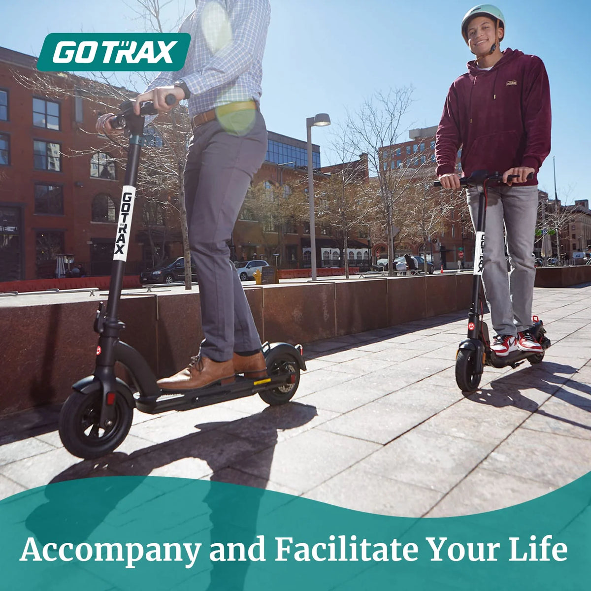 Black-White Foldable Electric Scooter P7590
