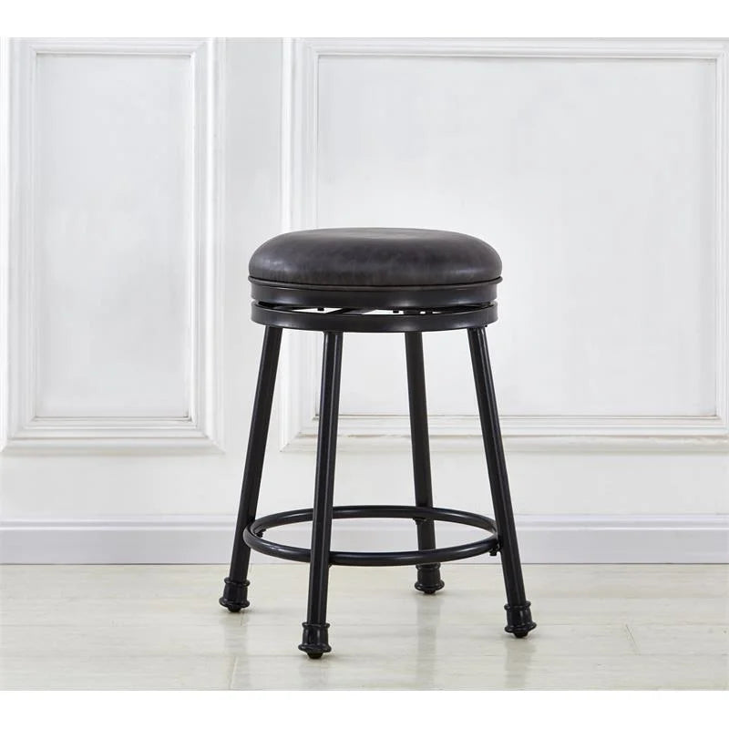 Black Swivel Counter Stool Y37885