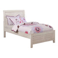 Antique White Solid Wood Full Bed I475