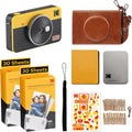 Portable Wireless Instant Camera & Photo Printer, 68-Sheet Bundle, Yellow Z925681