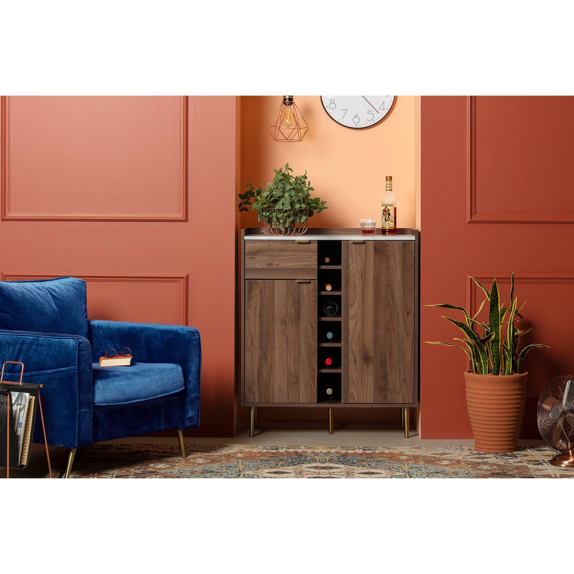 Dark Blue 1-Seat Sofa G1943