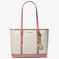 Small Logo Top-Zip Tote Bag J76372