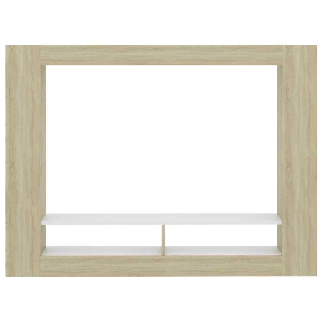 White Sonoma Oak Chipboard TV Cabinet B597