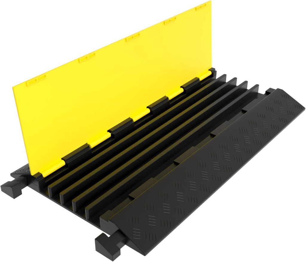 Heavy Duty Rubber Cable Protector 5 Channel 1 Pack 18000 Lb V84267