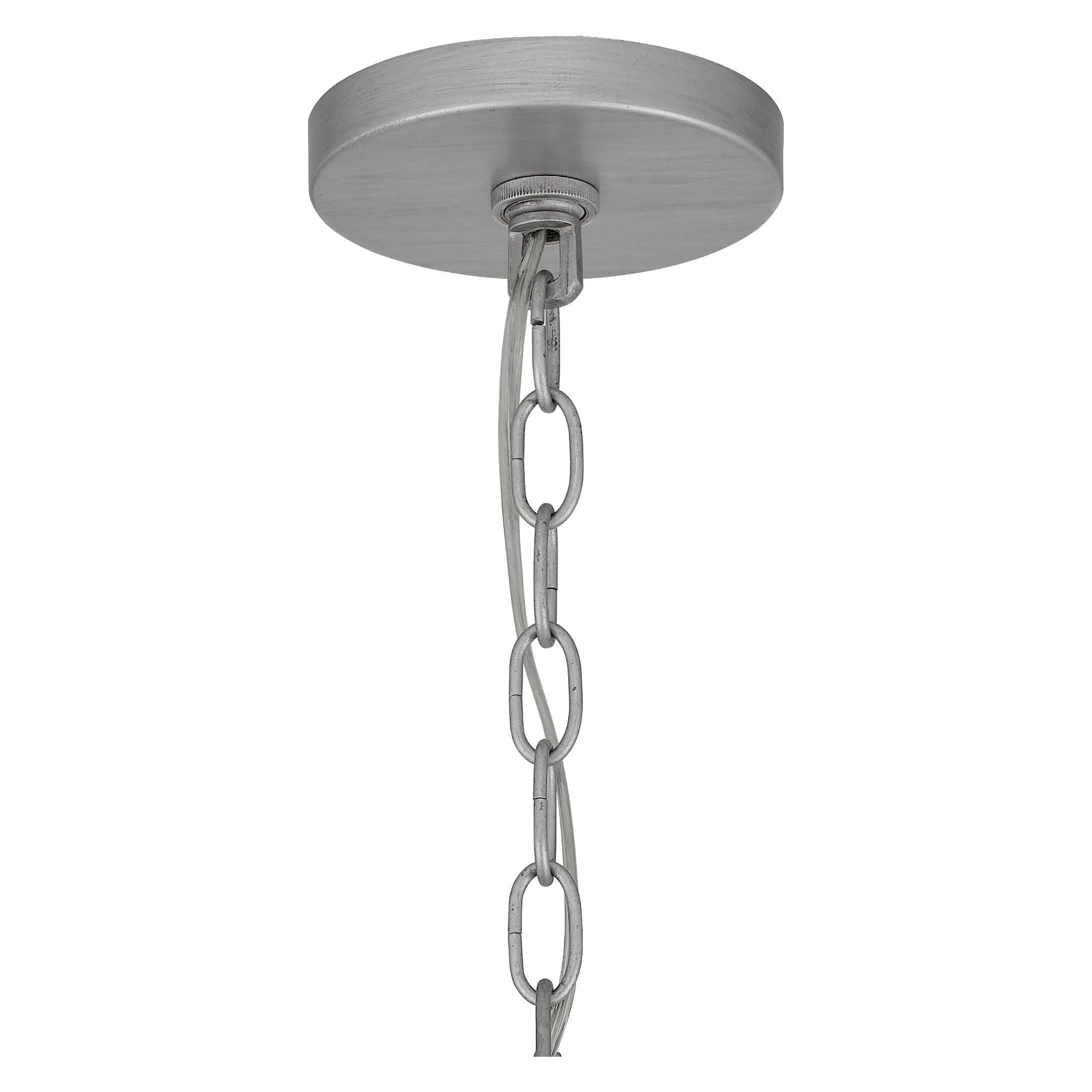 Four Light Pendant Grey Ash C451