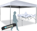 10 x 10ft Blue Pop Up Canopy Tent with Carry Bag R24344