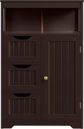 Freestanding Bathroom Organizer Cabinet with 3 Storage Tier E514810