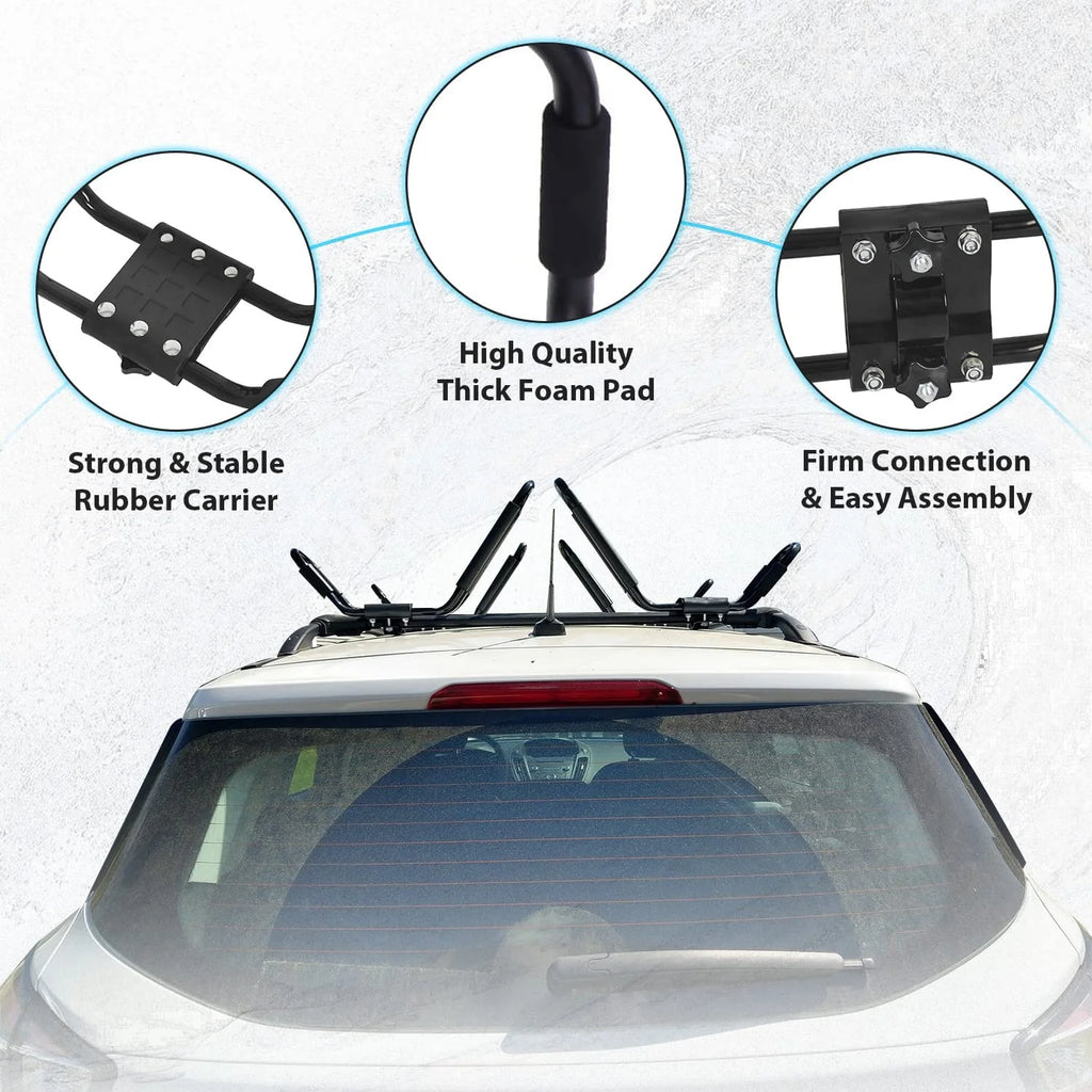 2 Pairs Universal Kayak Roof Rack Carrier L1344