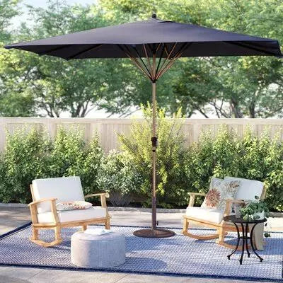 Navy Rectangular Market Umbrella C39154