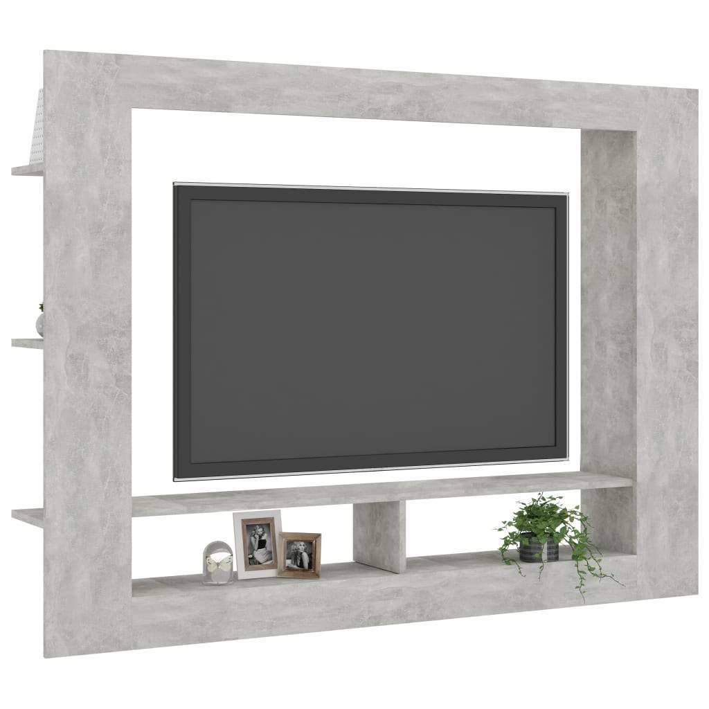 White Sonoma Oak Chipboard TV Cabinet B597