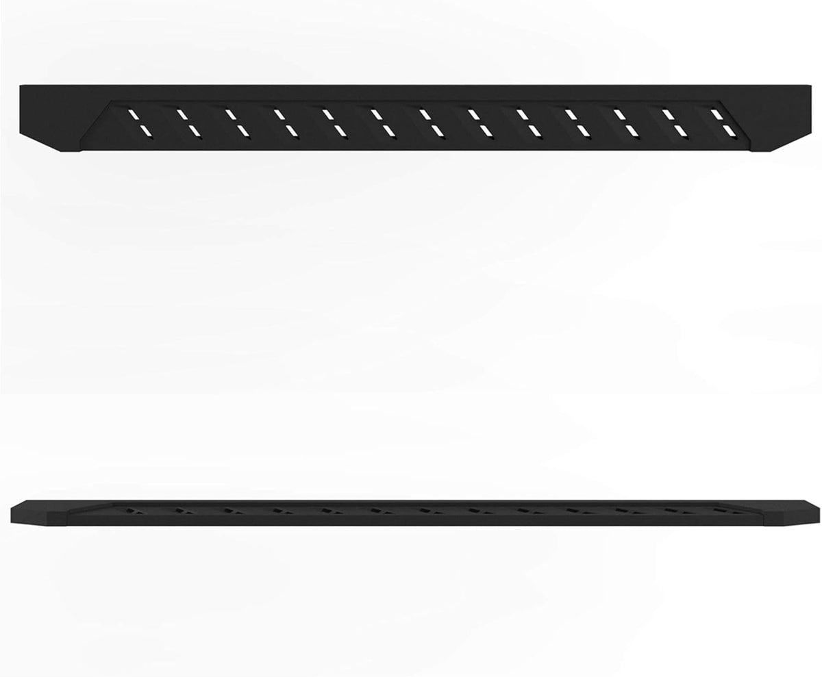 7 inch Black Heavy Duty Running Board Side Step Nerf Bar J5148