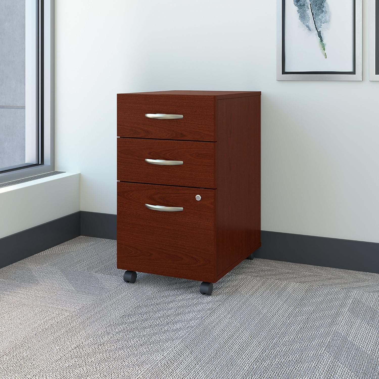3 Drawer Mobile File Cabinet B1948