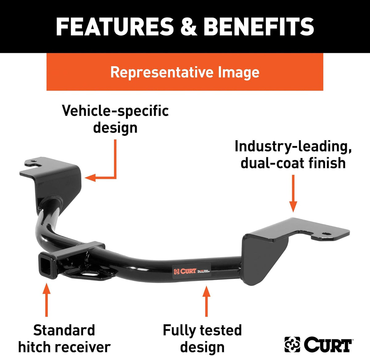 Class 1 Trailer Hitch with 1-1/4-Inch Receiver C630610
