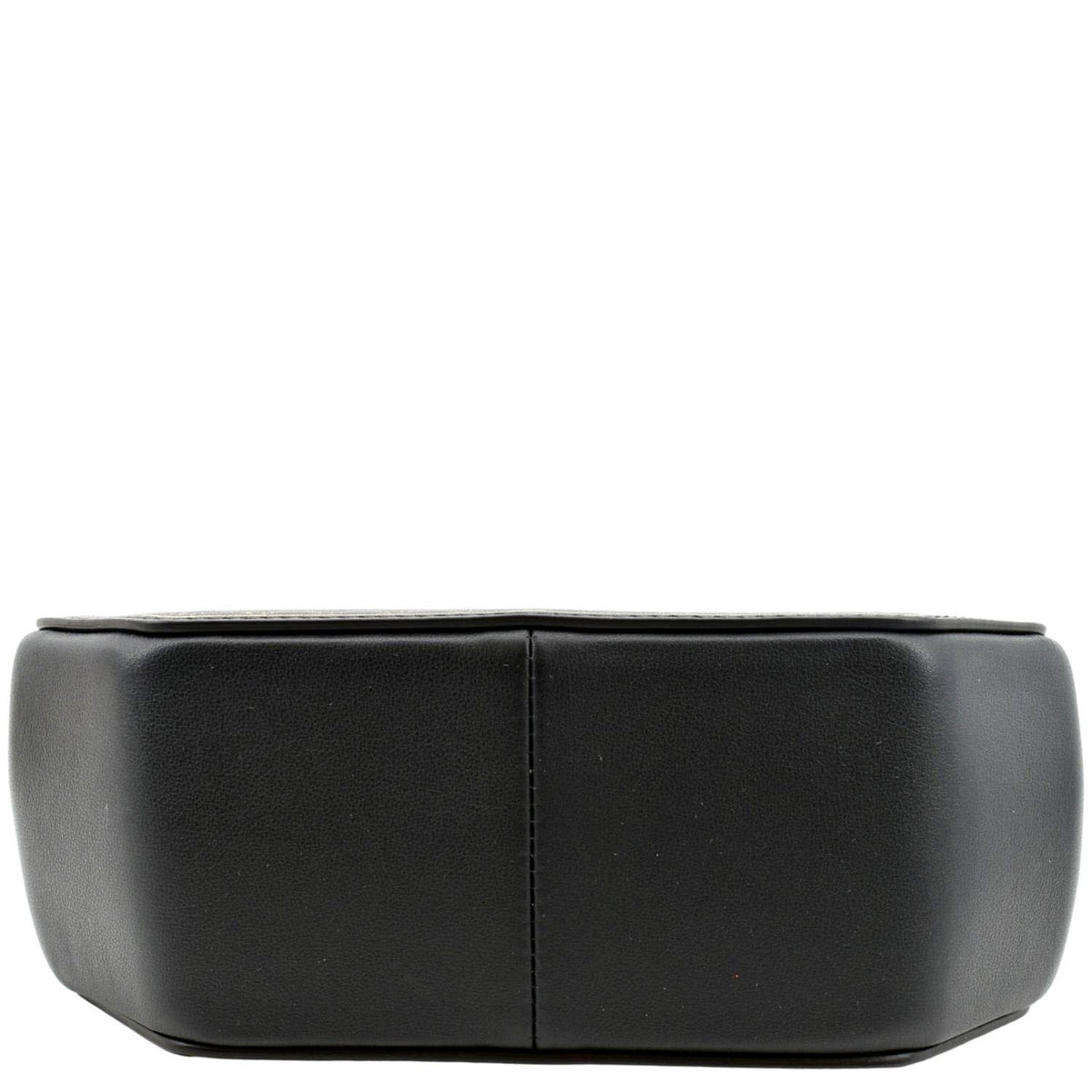 Black Calfskin Leather Top Handle Satchel Bag R50662