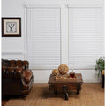 White 2in. Cordless Faux Wood Blind B263391