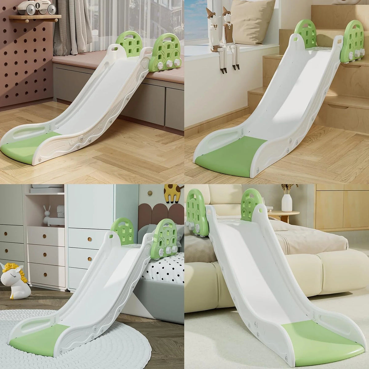 Green Kids Sofa Slide P171
