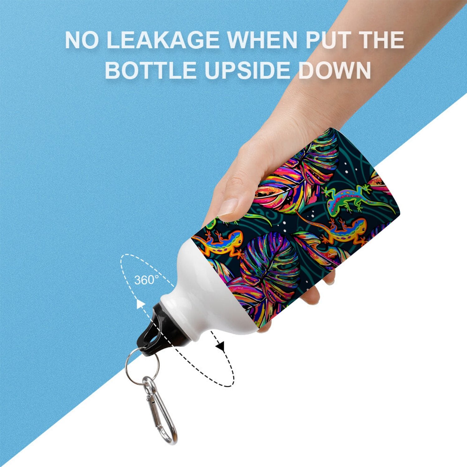 400ml Sport Aluminum Water Bottle with Twist Cap J3734