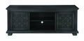 60 inch Wooden TV Console with 2 Storage Compartments and 2 Door Cabinets Gray K13050