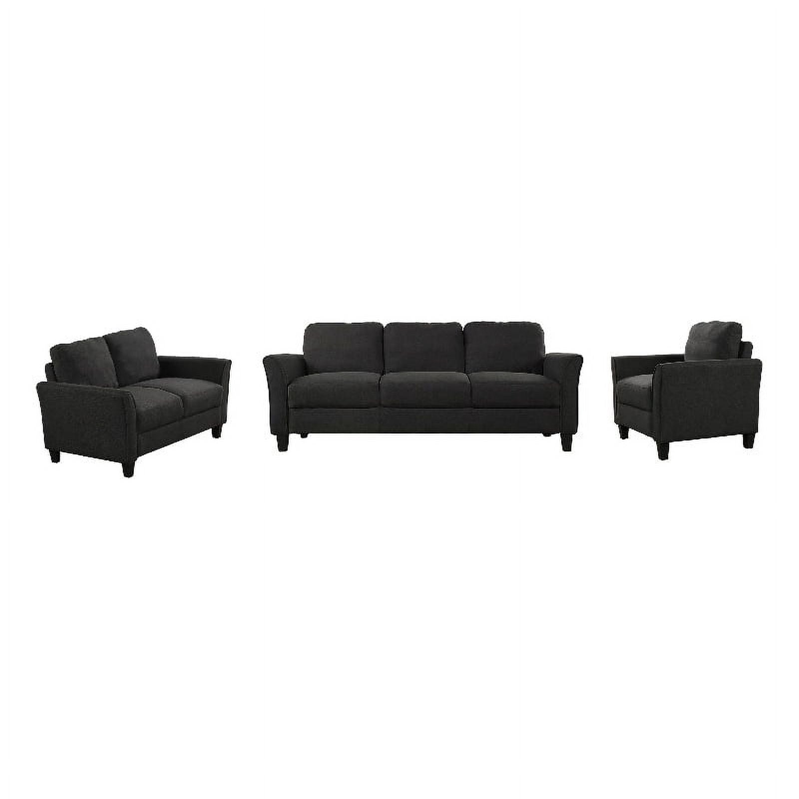 3 Piece Polyester-blend Upholstered Sofa Set Q213360