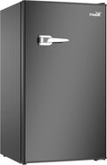 3.2 Cu.Ft Mini Fridge with Freezer, Single Door, Black F237