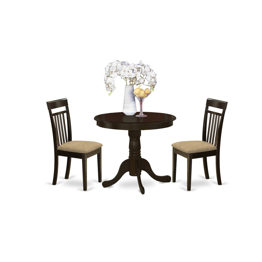 3 Piece Kitchen Table Set with 2 Dinette Chairs C288184