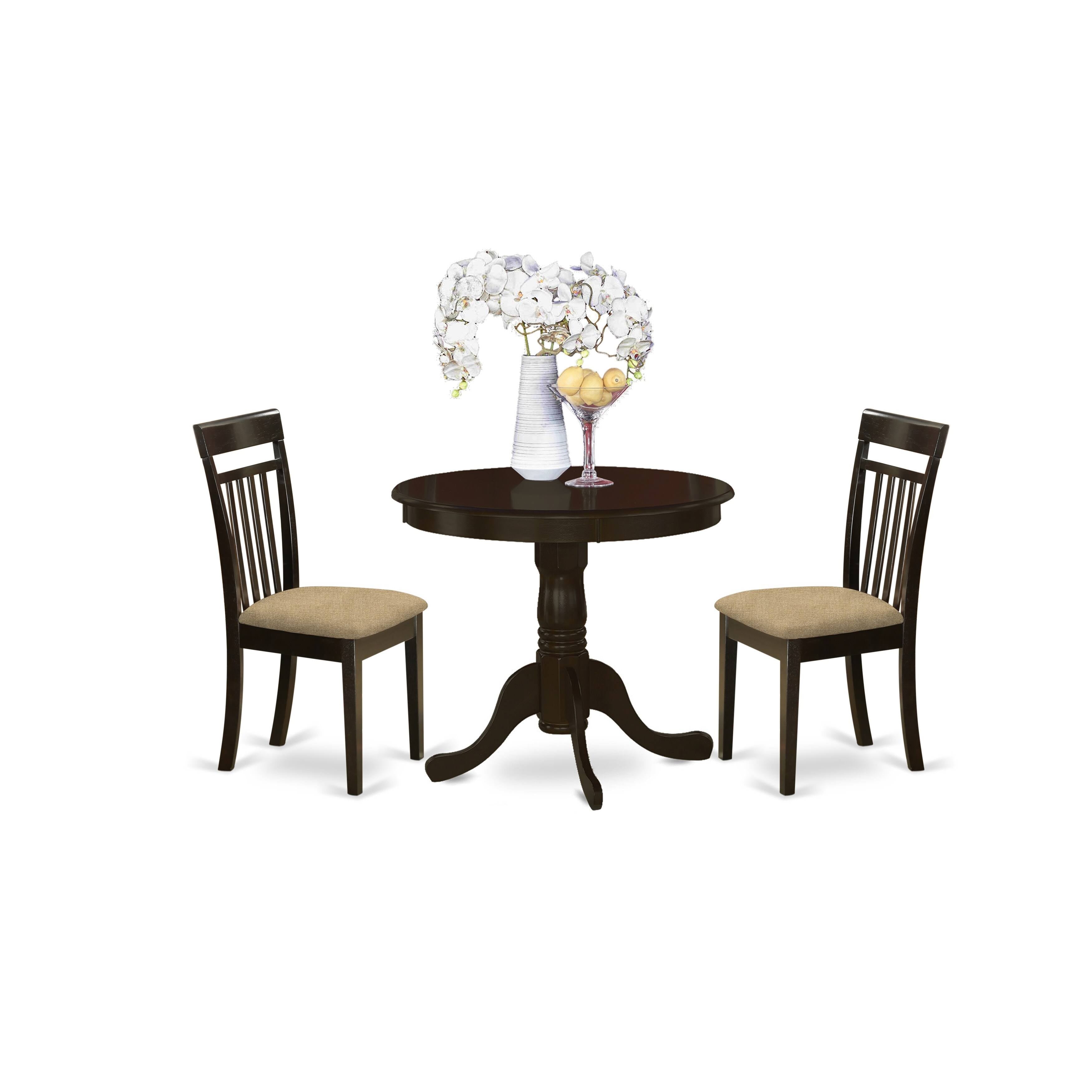 3 Piece Kitchen Table Set with 2 Dinette Chairs C288184