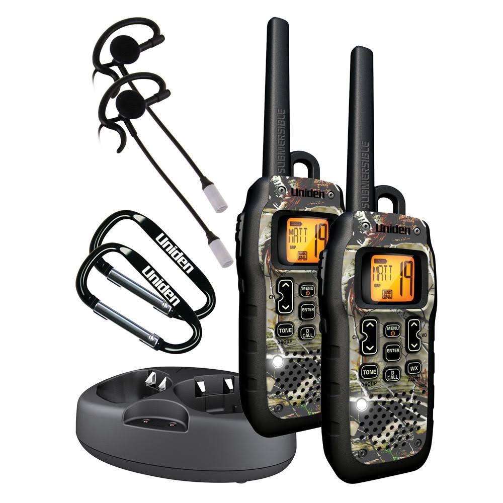 50-mile Two-way Radio with Headset Pair - FRS/GMRS - Waterproof C7752