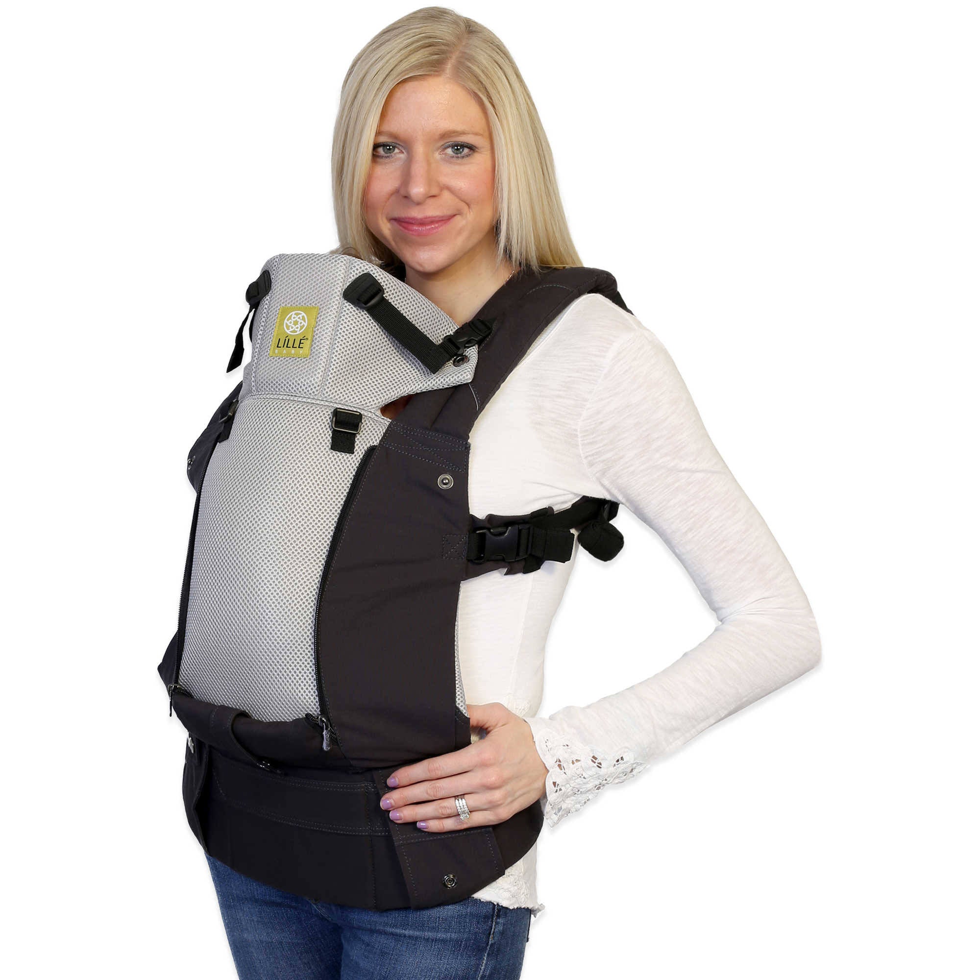 Charcoal/Silver 6-in-1 Baby Carrier U199671