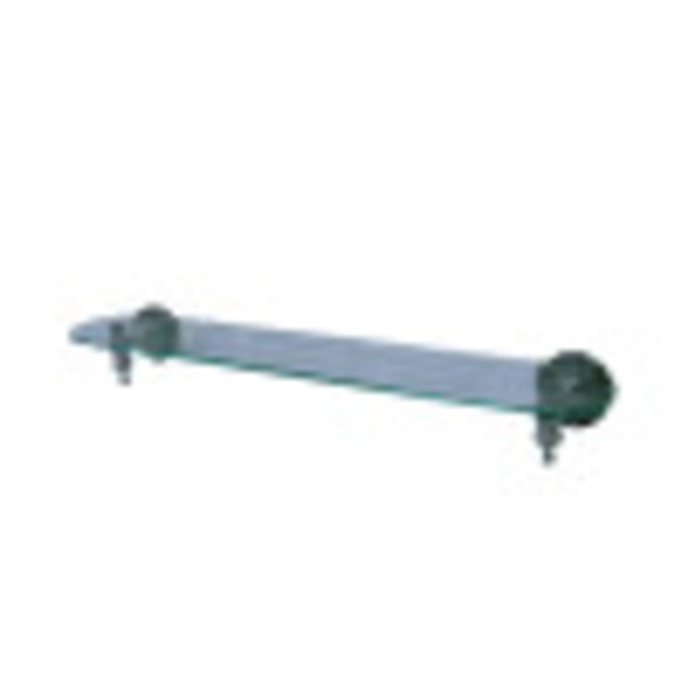 Satin Nickel Glass Shelf M2095