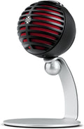 Black Digital Condenser Microphone with USB and Lightning Cables Y848