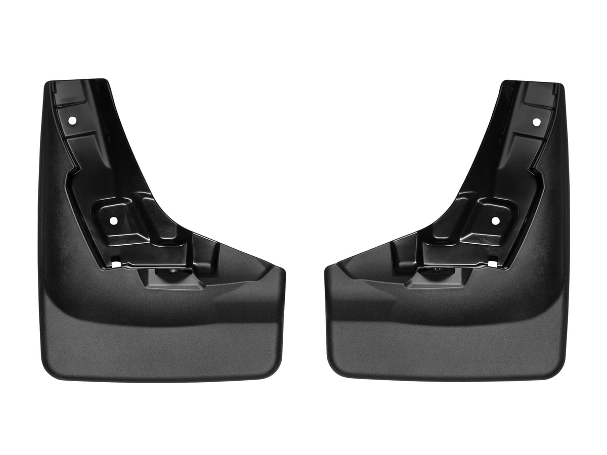 Black Splash Guard MudFlaps Front Pair H1811