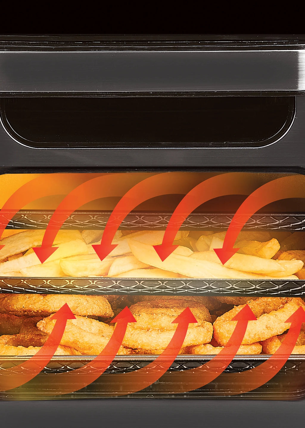 12 Quart Black Stainless Steel Air Fryer O101