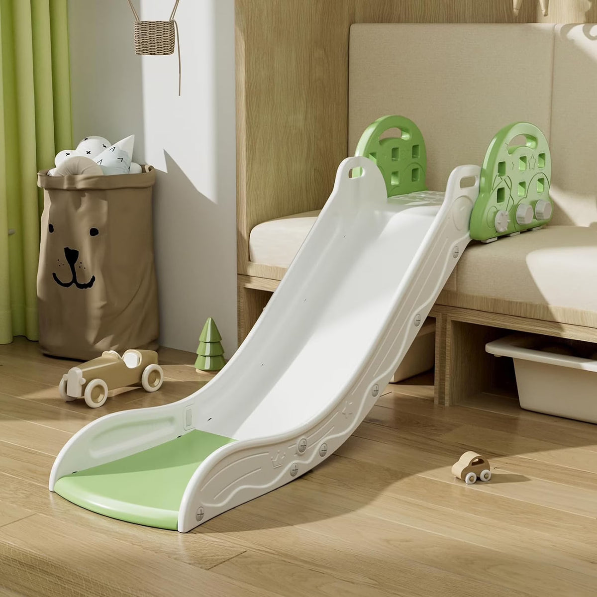 Green Kids Sofa Slide P171