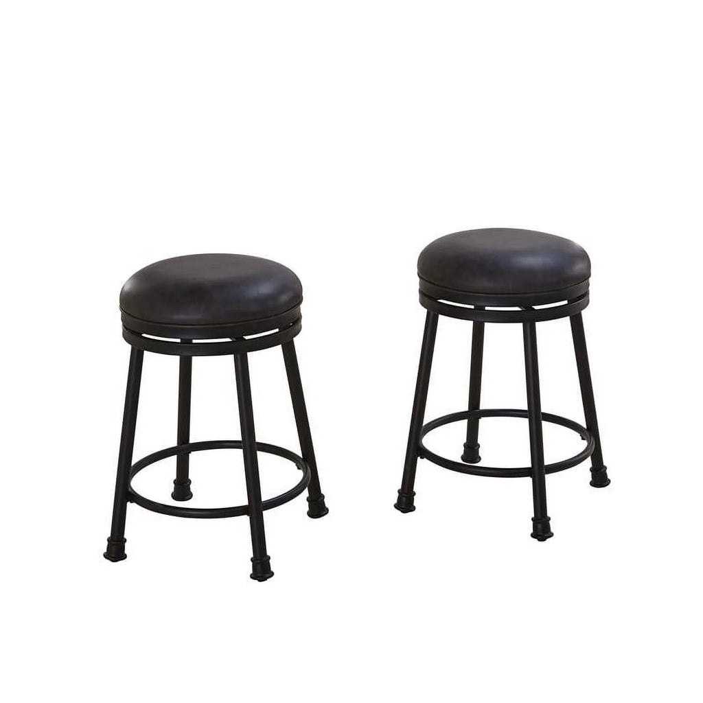Black Swivel Counter Stool Y37885