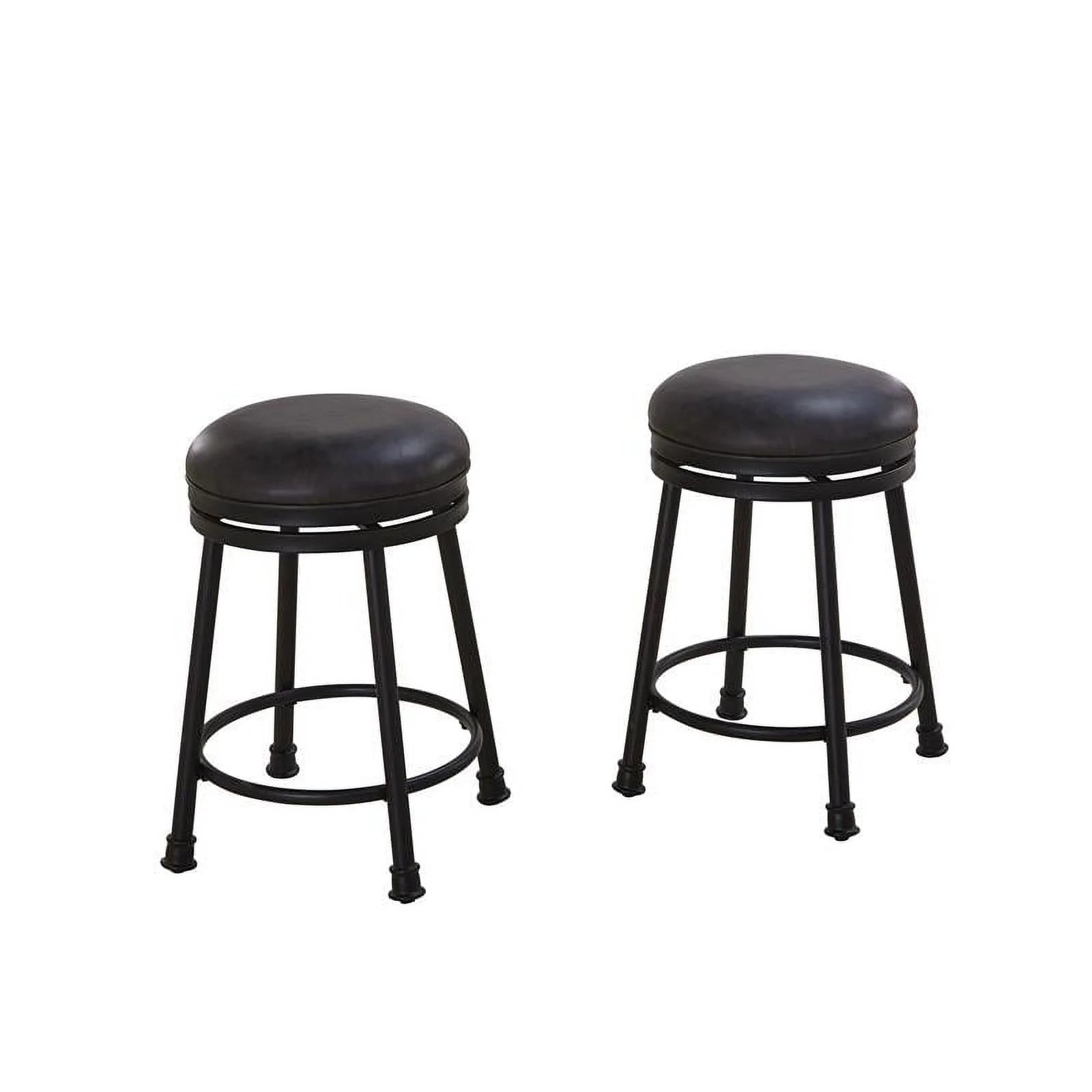 Black Swivel Counter Stool Y37885