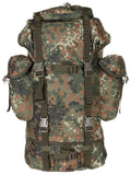 German Army Rucksack 65L Flecktarn I138