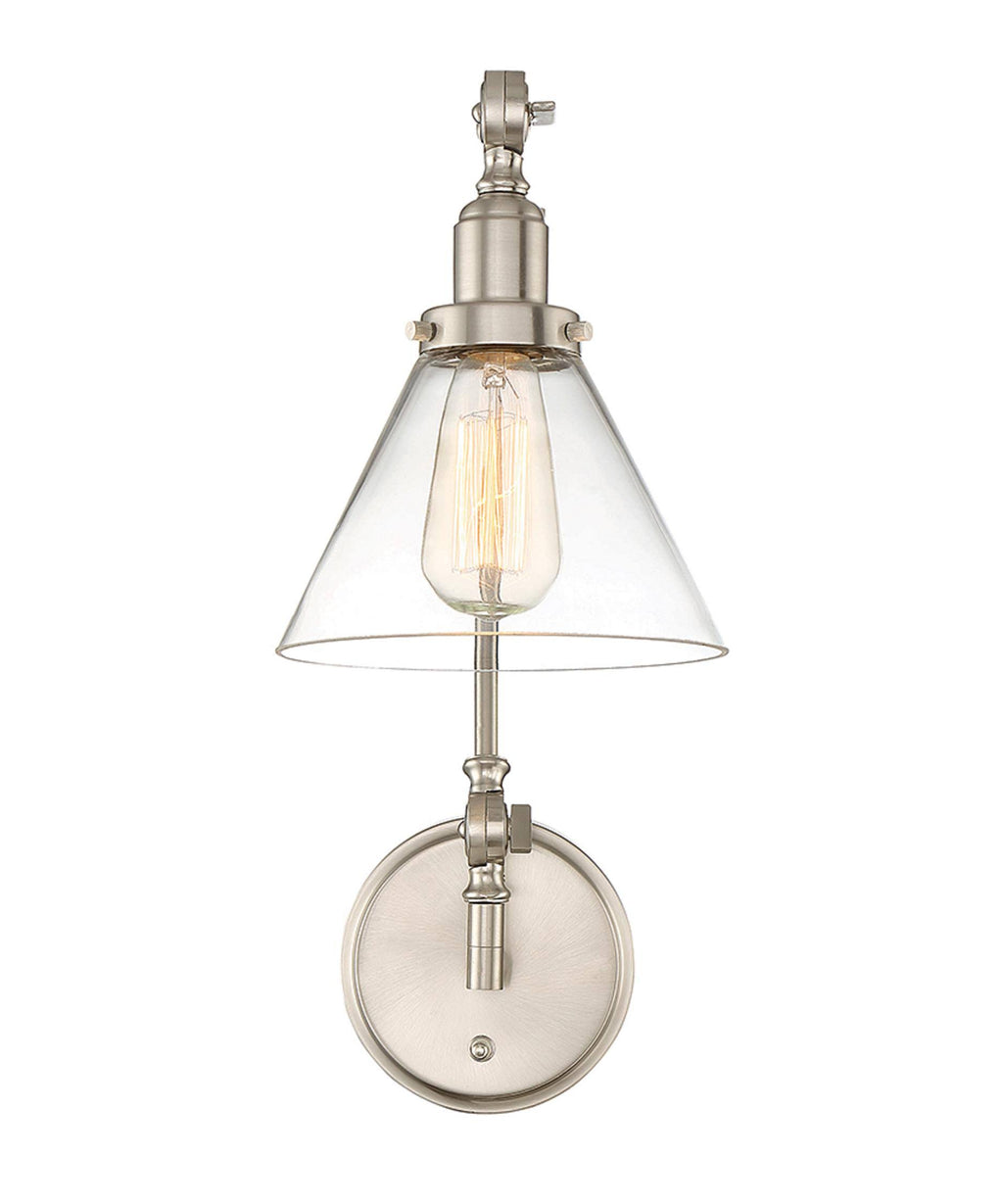 Satin Nickel Adjustable Sconce Q973820