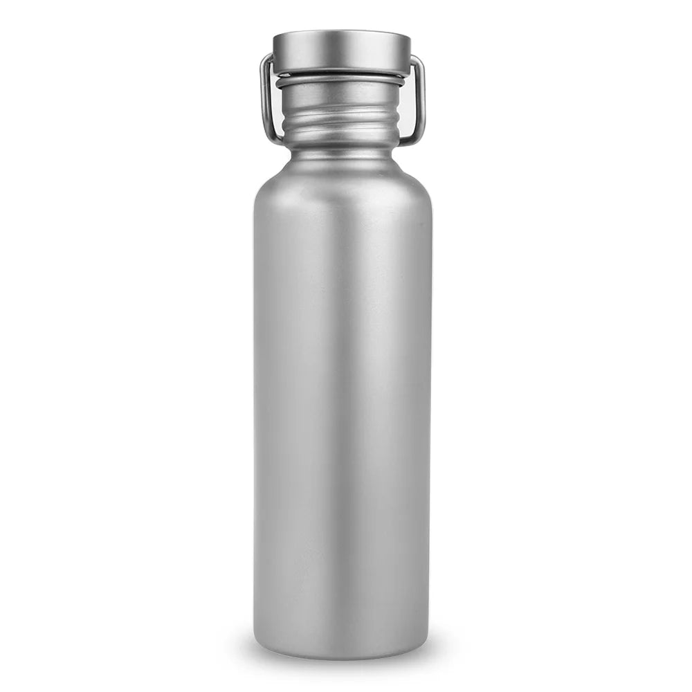 750ml Full Titanium Bottle Ultralight Outdoor Camping Hiking Cycling Bottle J6775