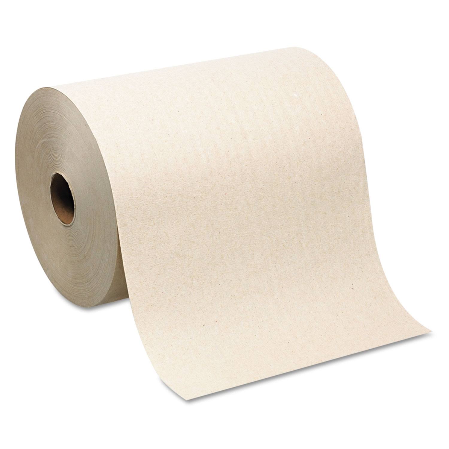 Paper Towel Roll 1000 ft Brown Pack of 6 Y567
