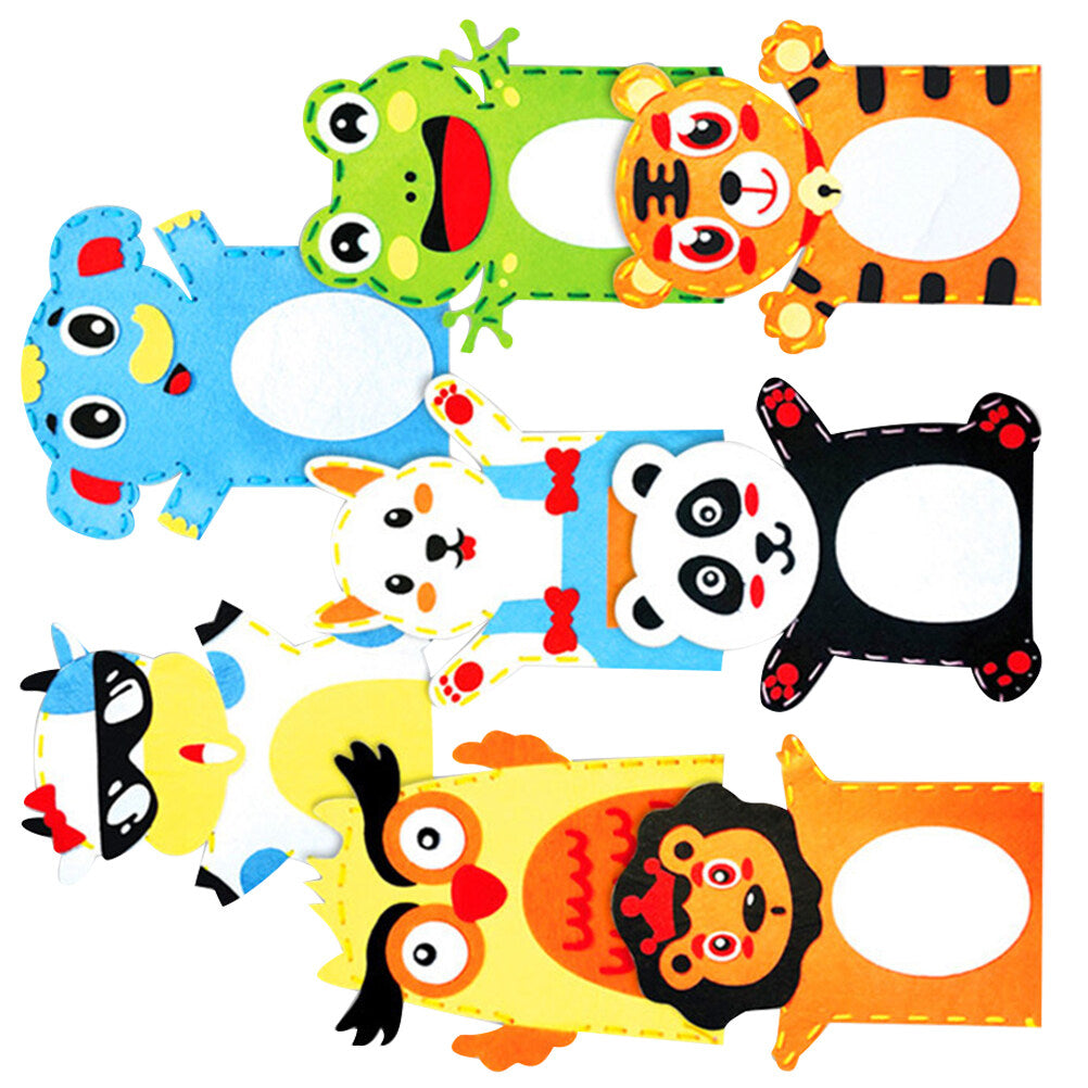 8PCS Creative DIY Handmade Doll Making Kit Fabric Weaving Educational Toys N36186