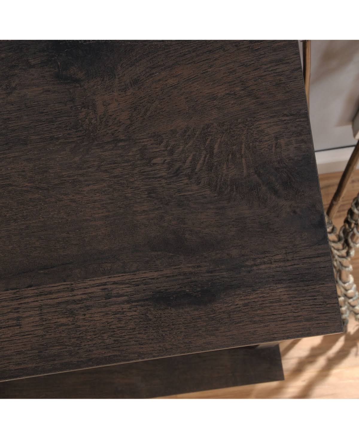 Coffee Oak Library Hutch L81813