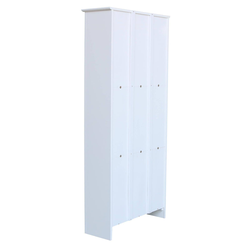 White Shaker Bookcase Y105