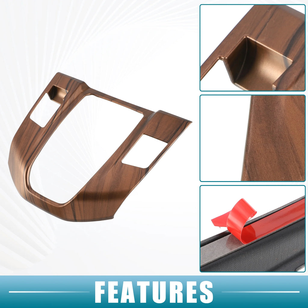 Car Gear Shift Panel Cover Interior Accessories for Honda CRV 2017-2022 Peach Wood Texture Pattern M888